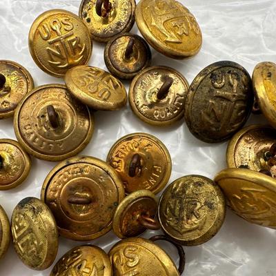 Various Military Buttons