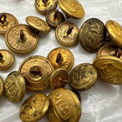 Various Military Buttons