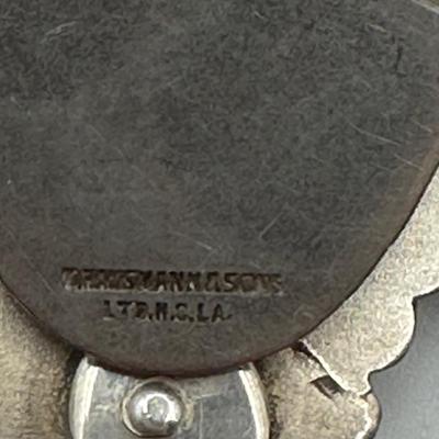 Antique Victorian Sterling Silver T.HAUSMANN & SONS Suspender Clip/Buckle