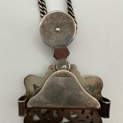 Antique Victorian Sterling Silver T.HAUSMANN & SONS Suspender Clip/Buckle