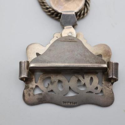 Antique Victorian Sterling Silver T.HAUSMANN & SONS Suspender Clip/Buckle