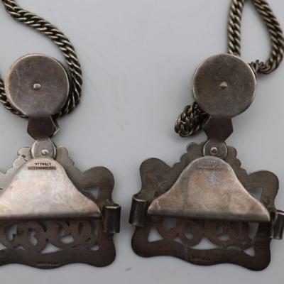 Antique Victorian Sterling Silver T.HAUSMANN & SONS Suspender Clip/Buckle