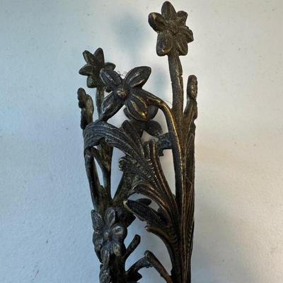 Early Ornate Candle Holders. (See Description)