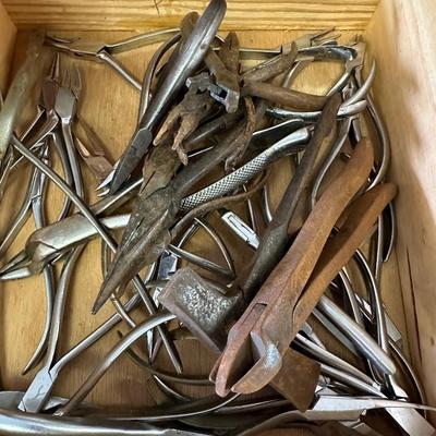 Jewelers Pliers Lot