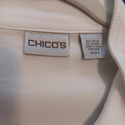 LADIES LIGHTWEIGHT JACKETS, SHIRTS AND A PAIR OF PANTS