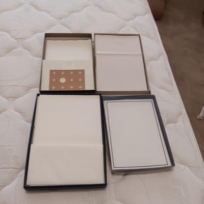 4 BOXES OF NICE QUALITY STATIONERY