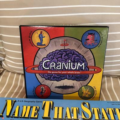 CRANIUM, NAME THAT STATE & FAMILY FEUD GAMES