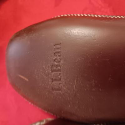 LL BEAN LEATHER SHOES (7) & UGG LINED BOOTS (8)