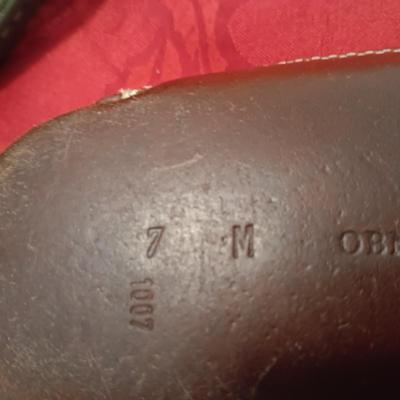 LL BEAN LEATHER SHOES (7) & UGG LINED BOOTS (8)