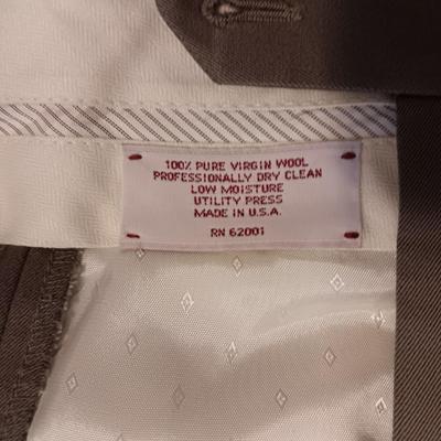 5 PAIRS OF MEN'S DRESS PANTS, ALL 38 WAIST