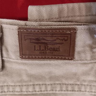 3 PAIRS OF MEN'S DRESS PANTS (38) AND LL BEAN TAN DENIM PANTS (36 30)