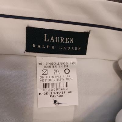 3 PAIRS OF MEN'S DRESS PANTS (38) AND LL BEAN TAN DENIM PANTS (36 30)