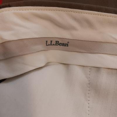 3 PAIRS OF MEN'S DRESS PANTS (38) AND LL BEAN TAN DENIM PANTS (36 30)
