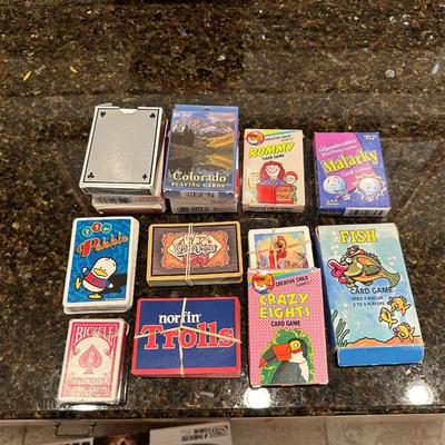DECKS OF CARDS AND CARD GAMES