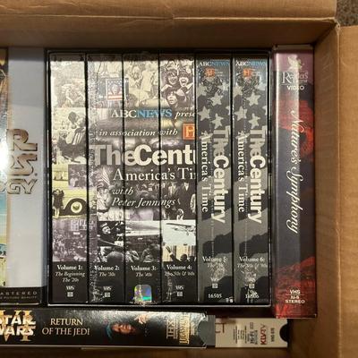 STAR WARS TRILOGY, THE CENTURY AND MORE ON VHS