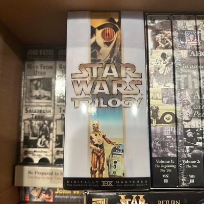STAR WARS TRILOGY, THE CENTURY AND MORE ON VHS