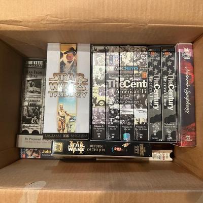 STAR WARS TRILOGY, THE CENTURY AND MORE ON VHS