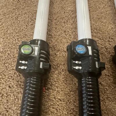 3 WORKING LIGHT SABERS