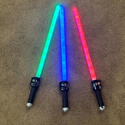 3 WORKING LIGHT SABERS