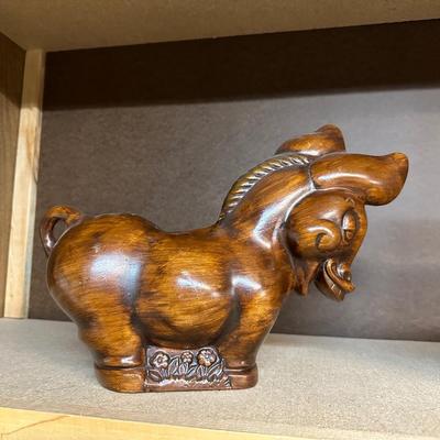 DONKEY COIN BANK AND OTHER HOME DECOR ITEMS