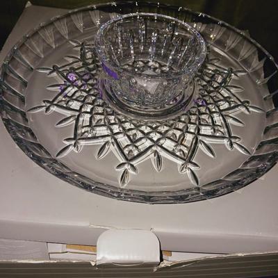 MARQUIS BY WATERFORD CRYSTAL CHIP AND DIP