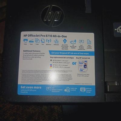 HP OFFICEJET PRO 8710 ALL IN ONE PRINTER