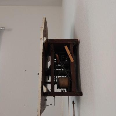 DUTCH WOODEN CLOCK