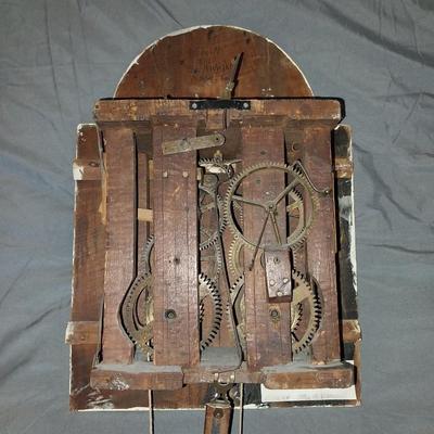 DUTCH WOODEN CLOCK