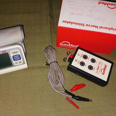 SUN STIM PLUS AND BLOOD PRESSURE MONITOR