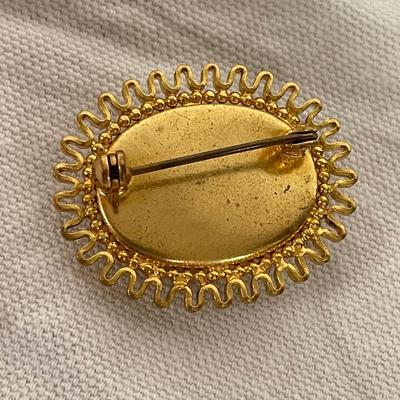 Cameos & Petit Point Brooch (BBC-SS)