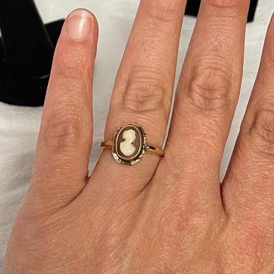 Cameos & Petit Point Brooch (BBC-SS)