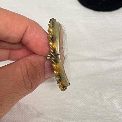 Cameos & Petit Point Brooch (BBC-SS)