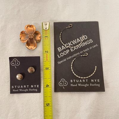 Local Art-Stuart Nye Hand Wrought Sterling Jewelry (BBC-SS)