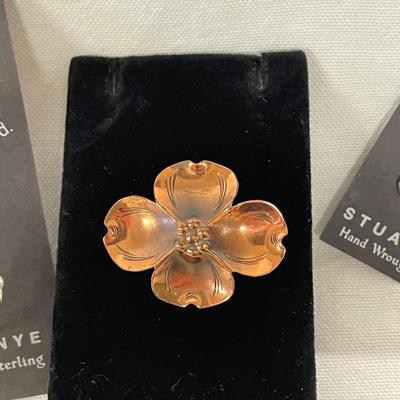 Local Art-Stuart Nye Hand Wrought Sterling Jewelry (BBC-SS)