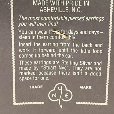 Local Art-Stuart Nye Hand Wrought Sterling Jewelry (BBC-SS)