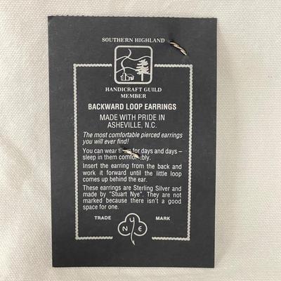 Local Art-Stuart Nye Hand Wrought Sterling Jewelry (BBC-SS)