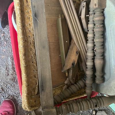 Disassembled Vintage Stool