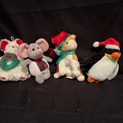 TY “Jingle Beanies”, Stuffed Miniature Ornaments & More (BDF-MK)
