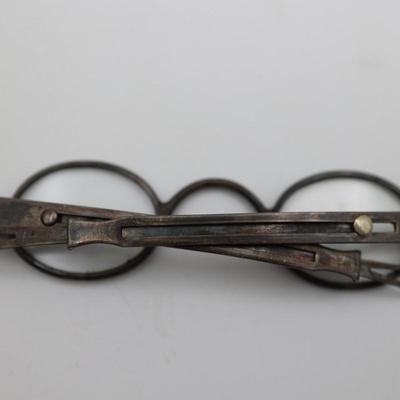Antique Pair of Early Eye Glasses w/ Adjustable Side