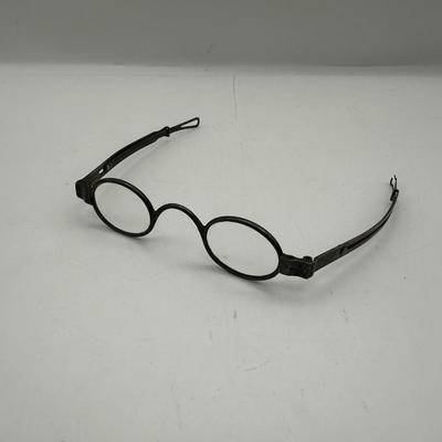Antique Pair of Early Eye Glasses w/ Adjustable Side