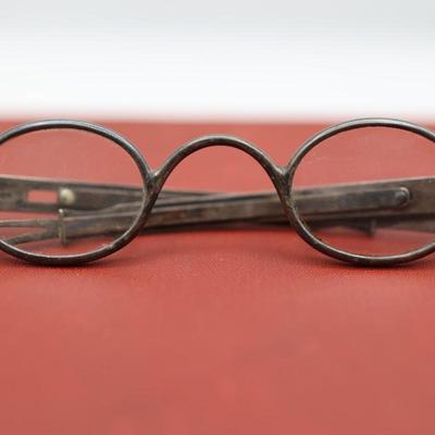 Antique Pair of Early Eye Glasses w/ Adjustable Side