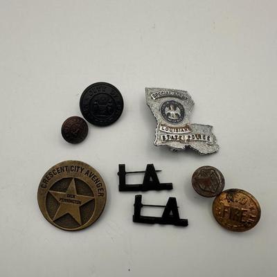 Various New Orleans Pins/Buttons