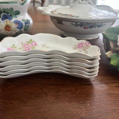 Vintage Floral Ceramics lot