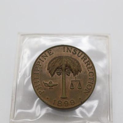 1899 Philippine Insurrection Medal (See Description)