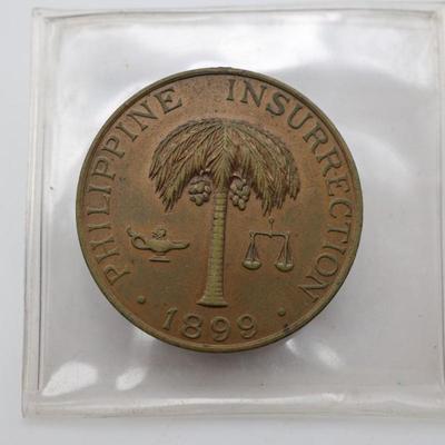 1899 Philippine Insurrection Medal (See Description)