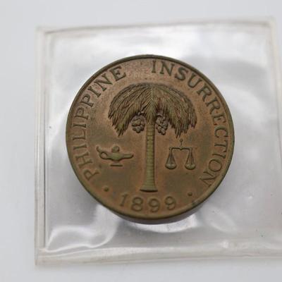 1899 Philippine Insurrection Medal (See Description)