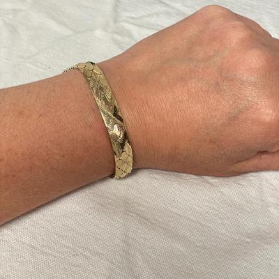 Two 14K Gold Bracelets (BBC-SS)