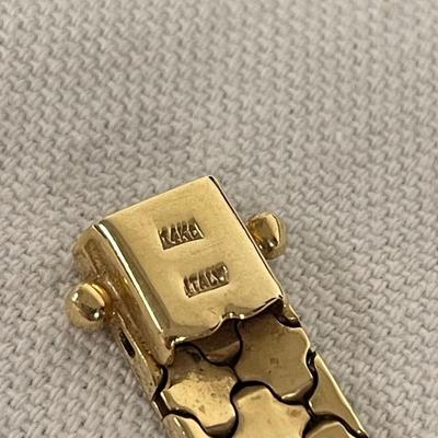 Two 14K Gold Bracelets (BBC-SS)