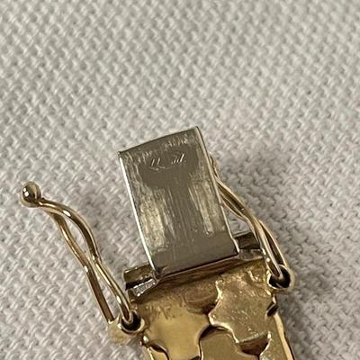 Two 14K Gold Bracelets (BBC-SS)