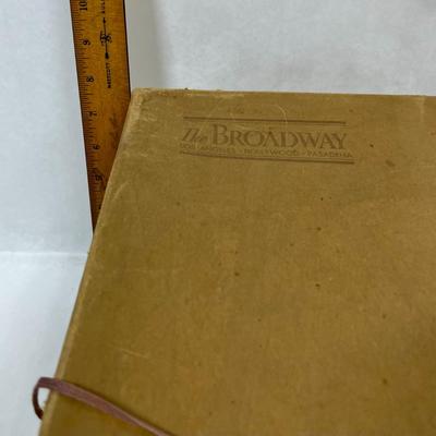 Vintage Hat Box from The Broadway Store - empty